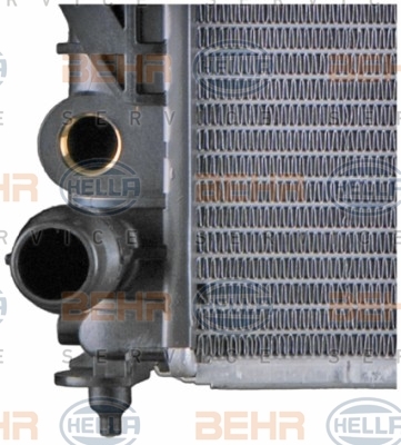Chłodnica, układ chłodzenia silnika 8MK 376 720-591 BEHR HELLA SERVICE