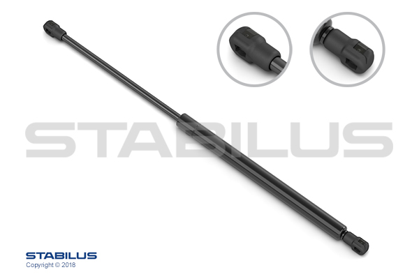 Sprężyna gazowa, dach podnoszony, //  LIFT-O-MAT® 459851 STABILUS