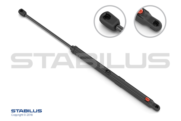 Sprężyna gazowa, pokrywa komory silnika, //  LIFT-O-MAT® 3477XW STABILUS
