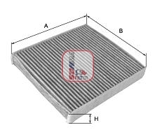 Filtr kabinowy przeciwpyłkowy S 4159 CA SOFIMA