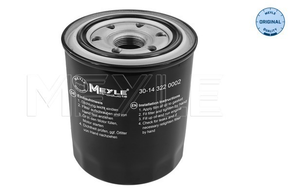 Filtr oleju, MEYLE-ORIGINAL: True to OE. 30-14 322 0002 MEYLE Products