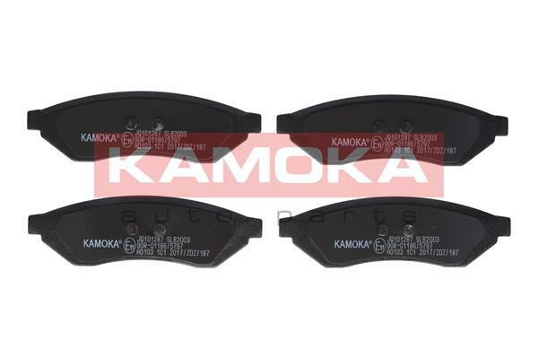 Klocki hamulcowe - komplet, KAMOKA JQ101287 KAMOKA