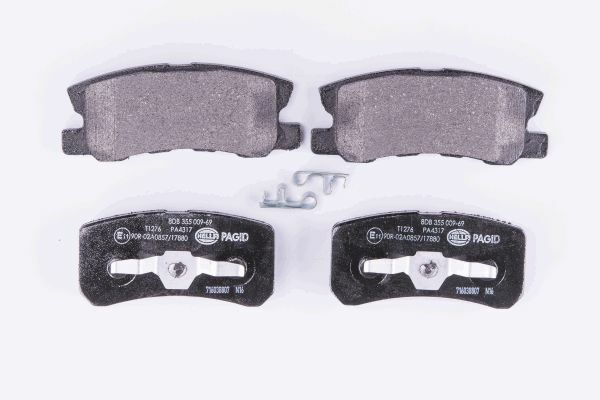 Klocki hamulcowe - komplet 8DB 355 009-691 HELLA