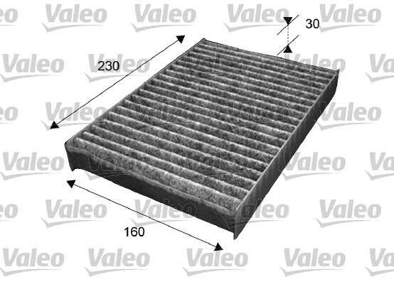 Filtr kabinowy przeciwpyłkowy, VALEO PROTECT 715538 VALEO