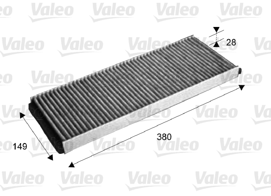 Filtr kabinowy przeciwpyłkowy, VALEO PROTECT 715578 VALEO
