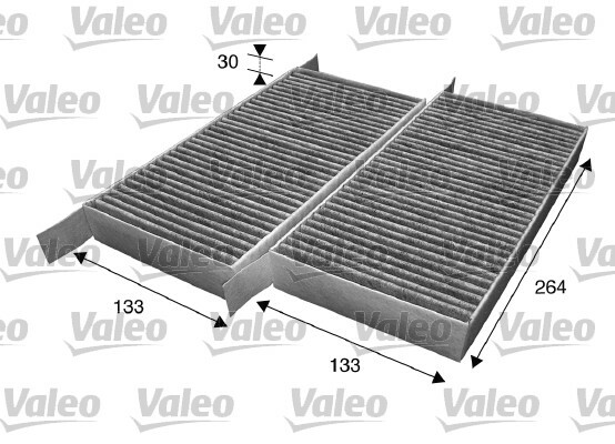 Filtr kabinowy przeciwpyłkowy, VALEO PROTECT 715607 VALEO