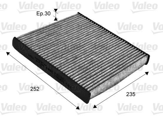 Filtr kabinowy przeciwpyłkowy, VALEO PROTECT 715720 VALEO