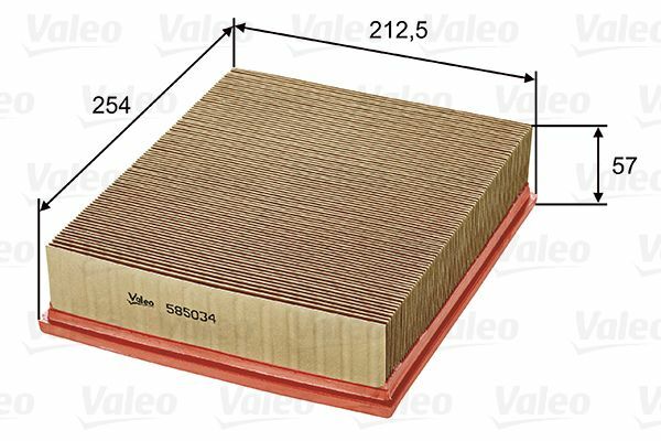 Filtr powietrza 585034 valeo