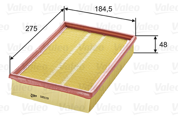 Filtr powietrza 585039 valeo