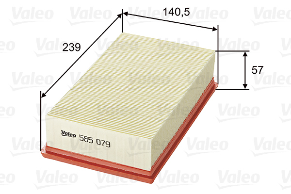Filtr powietrza 585079 VALEO