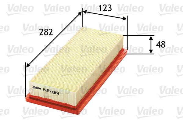 Filtr powietrza 585081 valeo