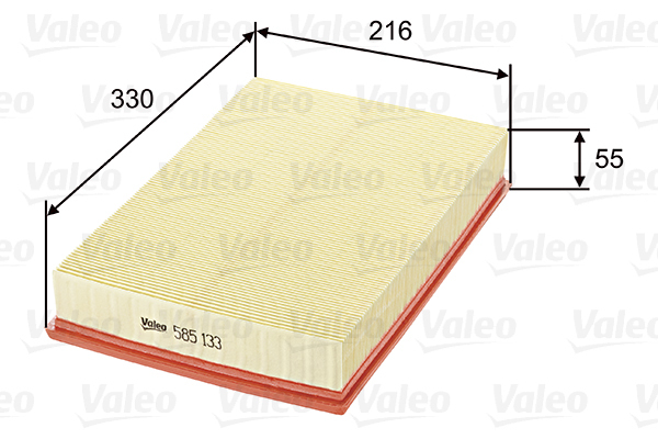 Filtr powietrza 585133 VALEO