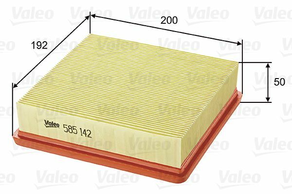 Filtr powietrza 585142 VALEO