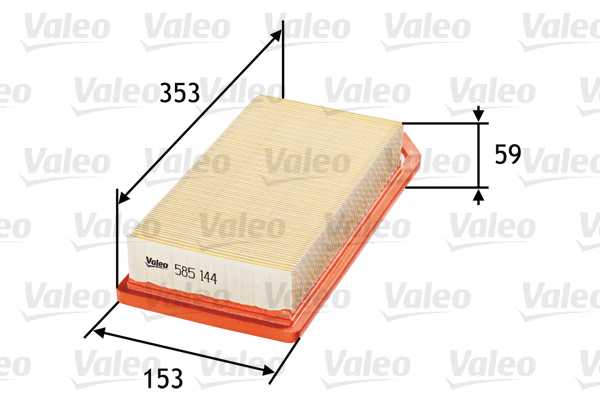 585144 Filtr powietrza VALEO