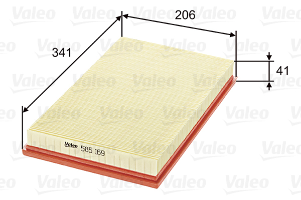 Filtr powietrza 585169 valeo