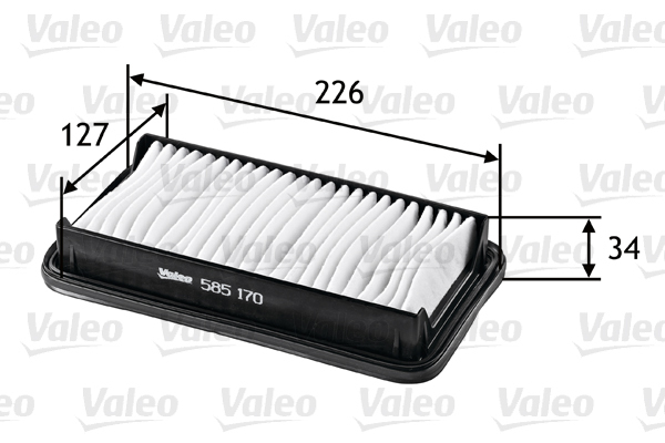 Filtr powietrza 585170 valeo