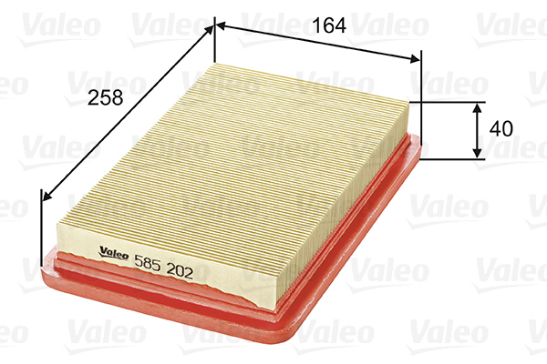 Filtr powietrza 585202 valeo
