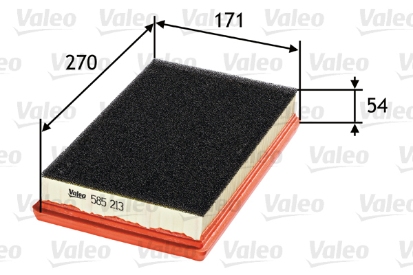 Filtr powietrza 585213 VALEO