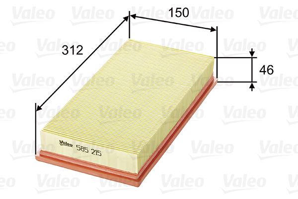 Filtr powietrza 585215 VALEO