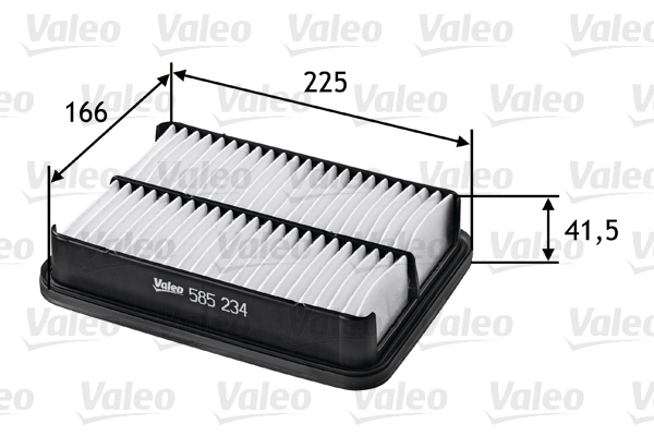 Filtr powietrza 585234 valeo