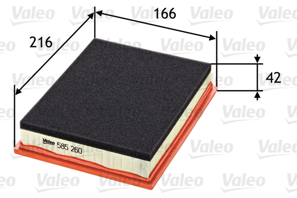 Filtr powietrza 585260 valeo