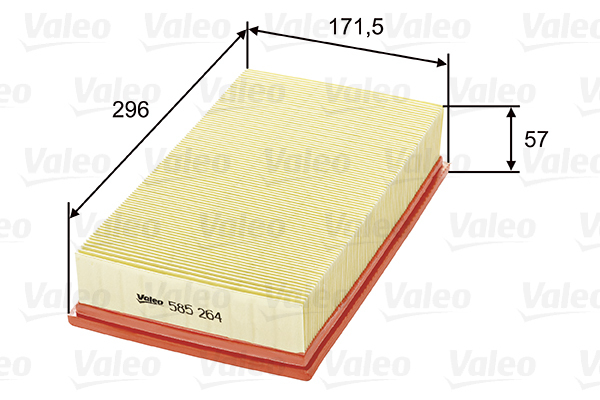 Filtr powietrza 585264 valeo