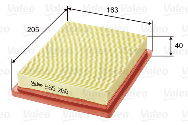 Filtr powietrza 585266 valeo