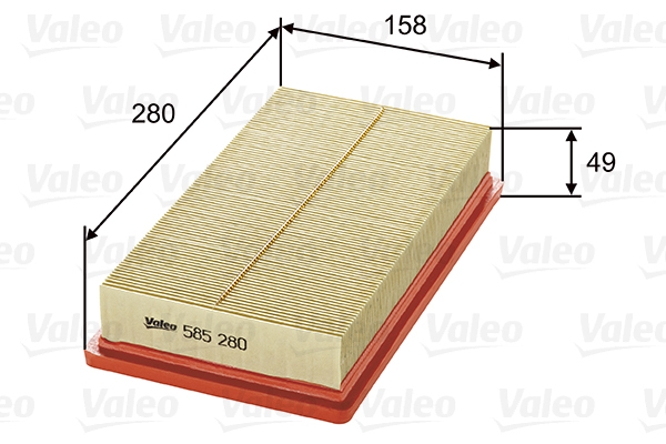 Filtr powietrza 585280 valeo