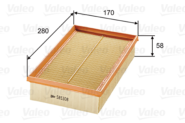 Filtr powietrza 585308 VALEO