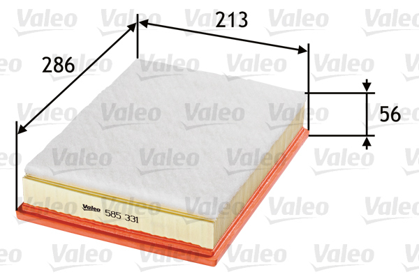 Filtr powietrza 585331 valeo