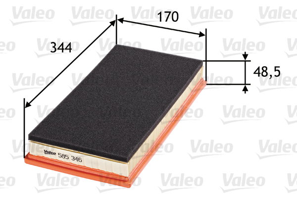 Filtr powietrza 585346 valeo
