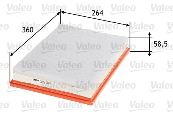 Filtr powietrza 585377 valeo