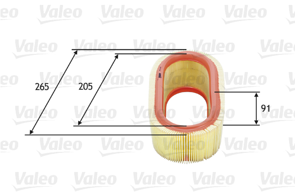 Filtr powietrza 585647 valeo