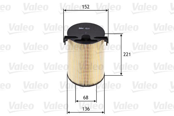 Filtr powietrza 585652 valeo
