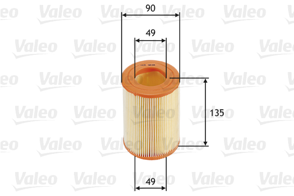 Filtr powietrza 585681 valeo