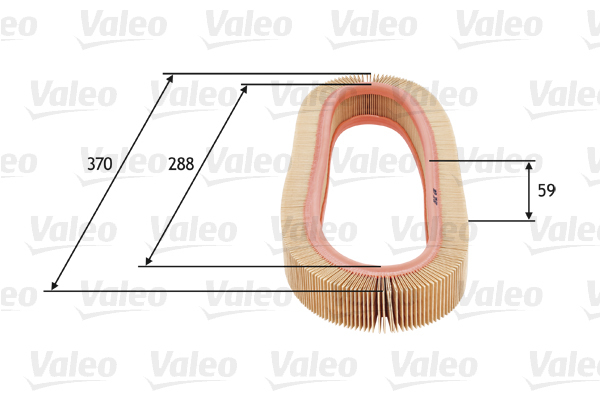 Filtr powietrza 585693 VALEO
