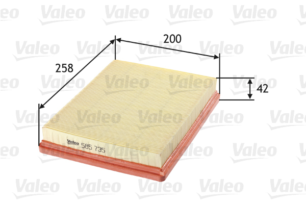 Filtr powietrza 585735 valeo