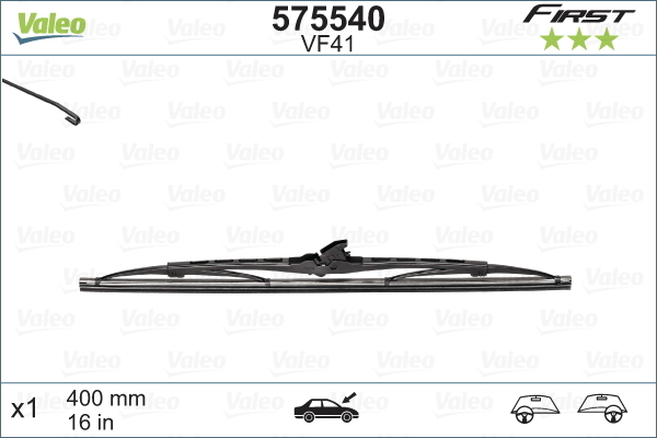 Pióro wycieraczki, FIRST 575540 VALEO