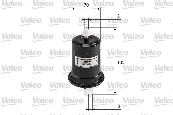 Filtr paliwa 587024 valeo