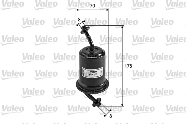 Filtr paliwa 587037 VALEO