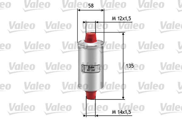 Filtr paliwa 587200 valeo