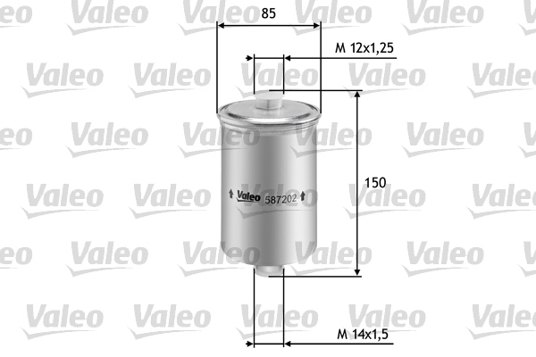 Filtr paliwa 587202 valeo