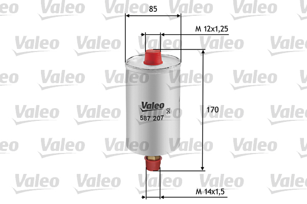 Filtr paliwa 587207 valeo