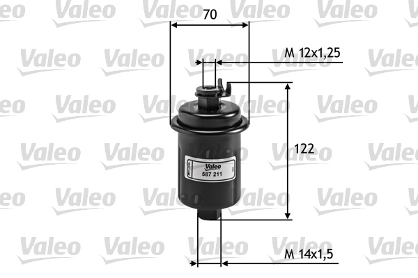 Filtr paliwa 587211 valeo
