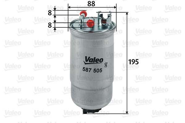 Filtr paliwa 587505 valeo