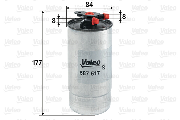 Filtr paliwa 587517 valeo