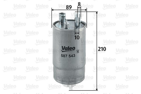 Filtr paliwa 587543 valeo