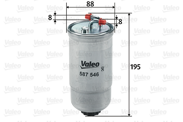 Filtr paliwa 587546 valeo