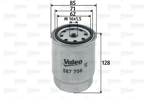 Filtr paliwa 587706 valeo
