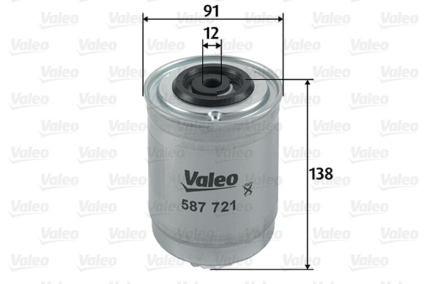 Filtr paliwa 587721 valeo
